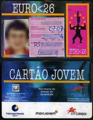 Cartao Jovem - Euro 26 - 2007-07