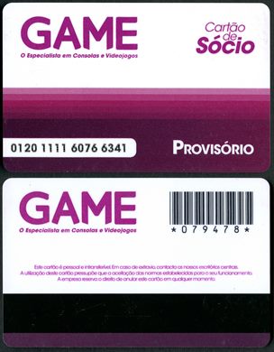 Game Cartao de Socio