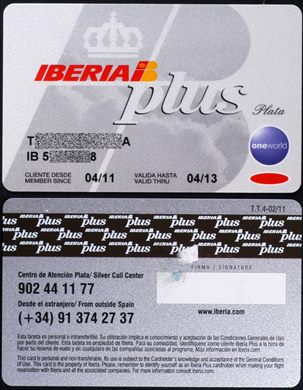Iberia Plus Plata
