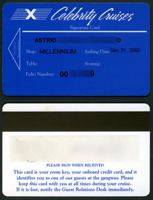 Celebrity Cruises Millennium - azul