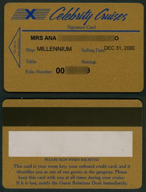 Celebrity Cruises Millennium - dourado