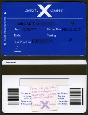 Celebrity Cruises Summit - azul