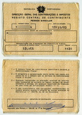 Direccao-Geral das Contribucoes e Impostos 1983