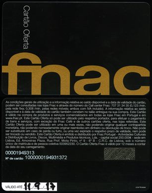 fnac - cartao oferta