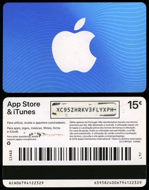 Apple App Store and iTunes Card