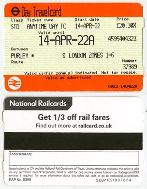 National Railcards Day Travelcard 2022-04-14