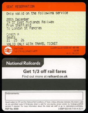 National Rail (Seat Reservation) (2)