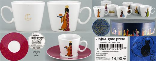 Chavena de cafe Presepio (A Loja do Gato Preto) 1