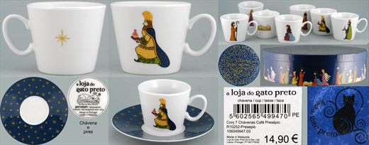 Chavena de cafe Presepio (A Loja do Gato Preto) 2