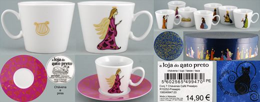 Chavena de cafe Presepio (A Loja do Gato Preto) 4