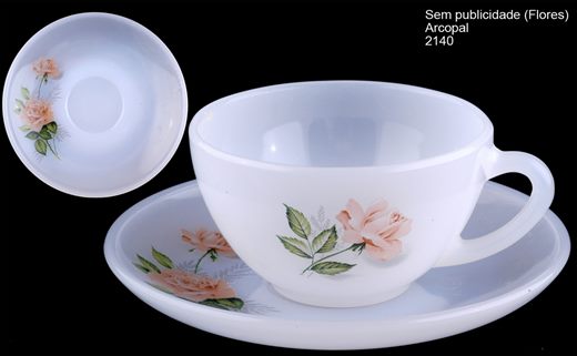 Chavena de cafe (Flores) (Arcopal)