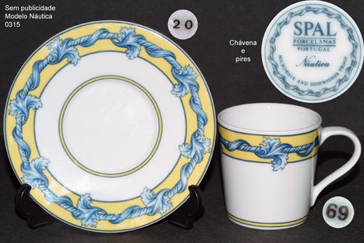 Chavena de cafe (Flores) (Modelo Nautica) (SPAL)