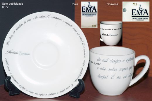 Chavena de cafe (Letras) (Vista Alegre)