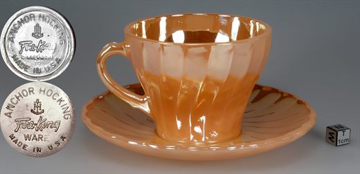 Chavena de cha anos 70 (Anchor Hocking Fire-King)