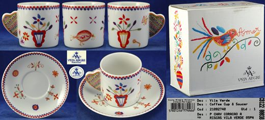 Chavena de cafe Coracao Vila Verde 05PN CB122 0003B 2