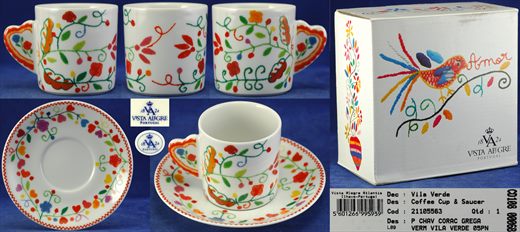 Chavena de cafe Coracao Vila Verde 05PN CD108 0006B 1