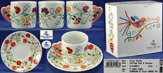 Chavena de cafe Coracao Vila Verde 05PN CE119 0009B 1