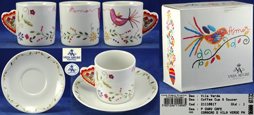 Chavena de cafe Coracao Vila Verde 05PN CE119 0009B 2