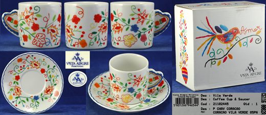 Chavena de cafe Coracao Vila Verde 05PN CG116 0002A