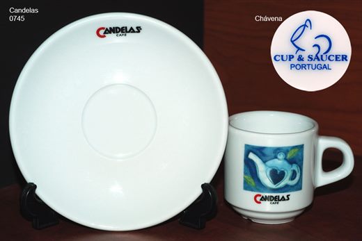 Candelas collection (Azul e verde) (Cup-Saucer)