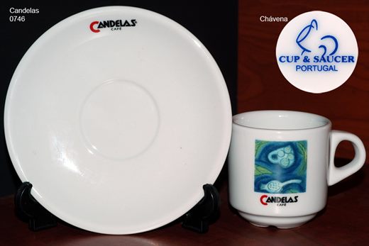 Candelas collection (Azul e verde) (Cup-Saucer)