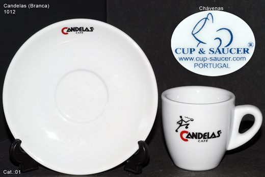 Candelas logo (Branca) (Cup-Saucer)