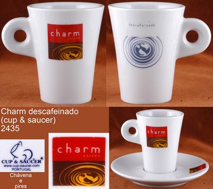 Charm descafeinado (cup-saucer)