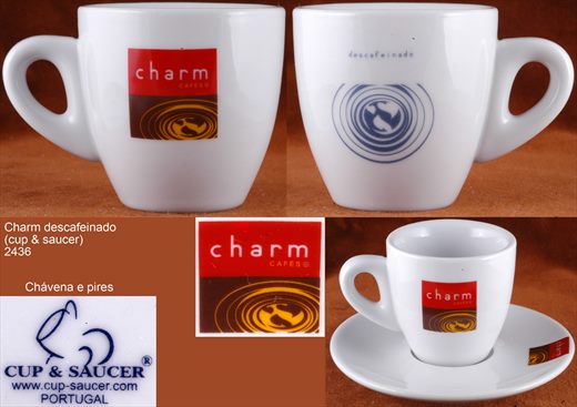 Charm descafeinado (cup-saucer)