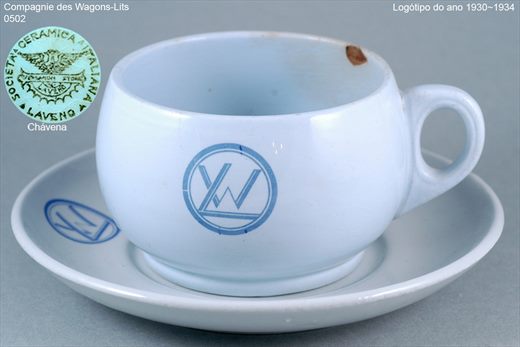 Compagnie des Wagons-Lits (logo 1) (Societa Ceramica Italiana)