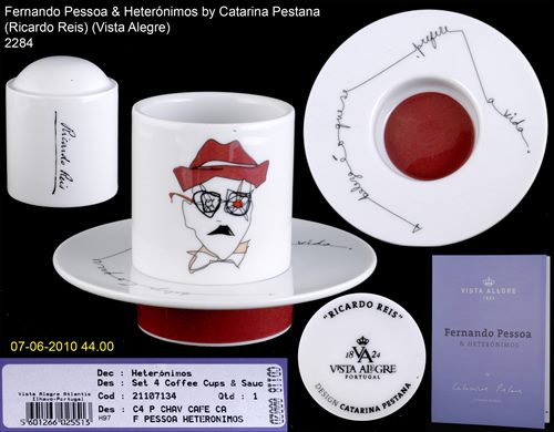 Fernando Pessoa-Heteronimos by Catarina Pestana (Ricardo Reis) (Vista Alegre)