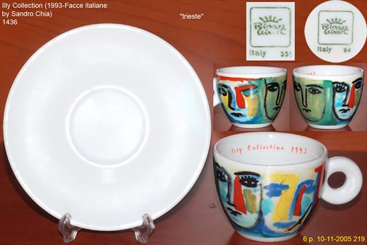 Illy Collection (1993-Facce italiane by Sandro Chia) (Richard Ginori)