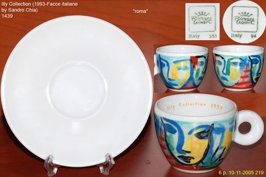 Illy Collection (1993-Facce italiane by Sandro Chia) (Richard Ginori)