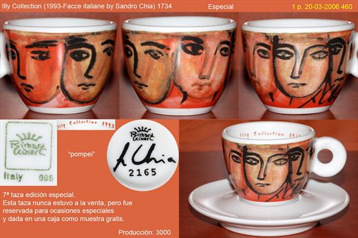 Illy Collection (1993-Facce italiane by Sandro Chia) (Richard Ginori)