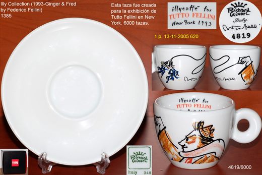 Illy Collection (1993-Ginger-Fred by Federico Fellini) (Richard Ginori)
