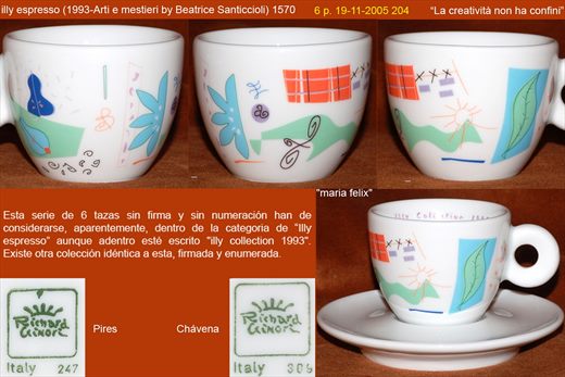 illy espresso (1993-Arti e mestieri by Beatrice Santiccioli) (Richard Ginori)