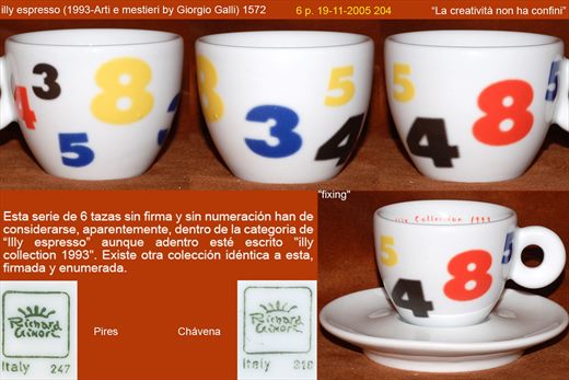 illy espresso (1993-Arti e mestieri by Giorgio Galli) (Richard Ginori)
