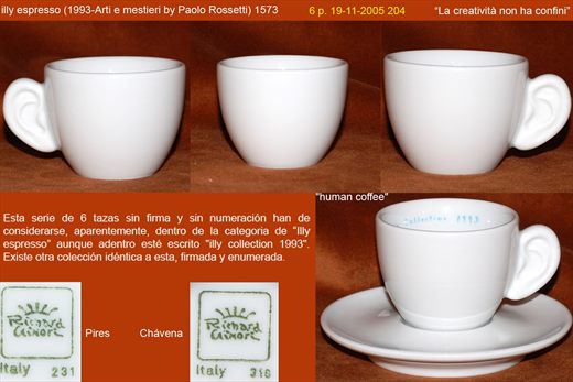 illy espresso (1993-Arti e mestieri by Paolo Rossetti) (Richard Ginori)