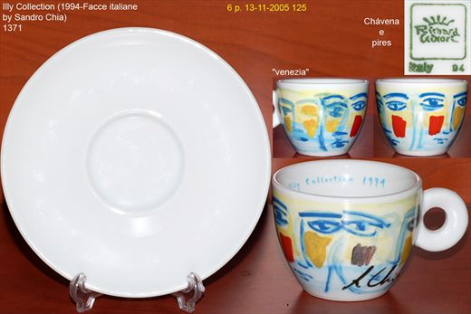 Illy Collection (1994-Facce italiane by Sandro Chia) (Richard Ginori)