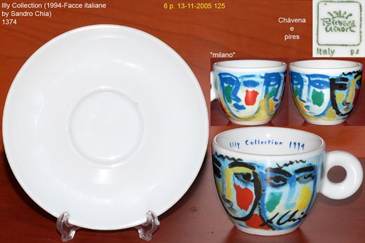 Illy Collection (1994-Facce italiane by Sandro Chia) (Richard Ginori)