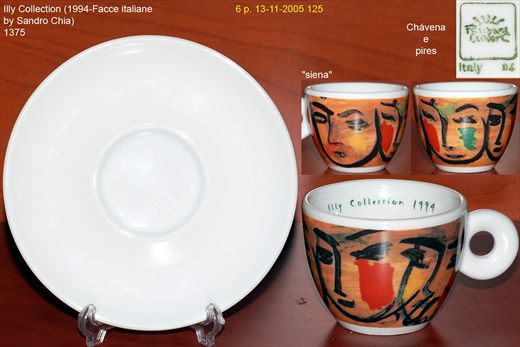 Illy Collection (1994-Facce italiane by Sandro Chia) (Richard Ginori)