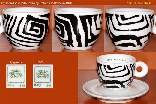 Illy espresso (1996-Spirali by Roberta Pietrobelli) (Richard Ginori)
