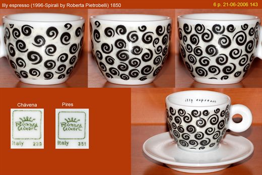 Illy espresso (1996-Spirali by Roberta Pietrobelli) (Richard Ginori)