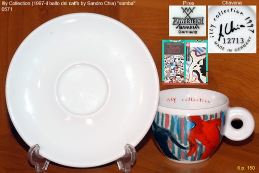 Illy Collection (1997-il ballo del caffe by Sandro Chia) (Mitterteich)