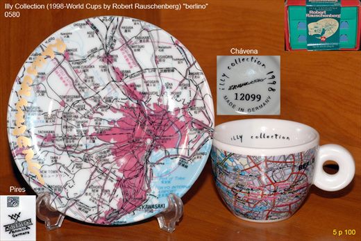 Illy Collection (1998-World Cups by Robert Rauschenberg) (Mitterteich)