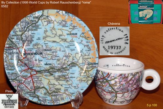 Illy Collection (1998-World Cups by Robert Rauschenberg) (Mitterteich)