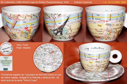 Illy Collection (1998-World Cups by Robert Rauschenberg) (Mitterteich)