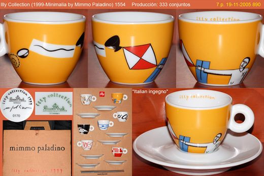 Illy Collection (1999-Minimalia by Mimmo Paladino) (Rosenthal)