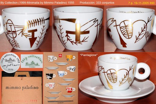 Illy Collection (1999-Minimalia by Mimmo Paladino) (Rosenthal)