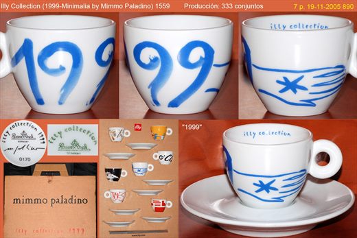 Illy Collection (1999-Minimalia by Mimmo Paladino) (Rosenthal)