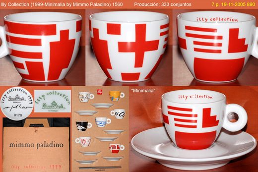 Illy Collection (1999-Minimalia by Mimmo Paladino) (Rosenthal)